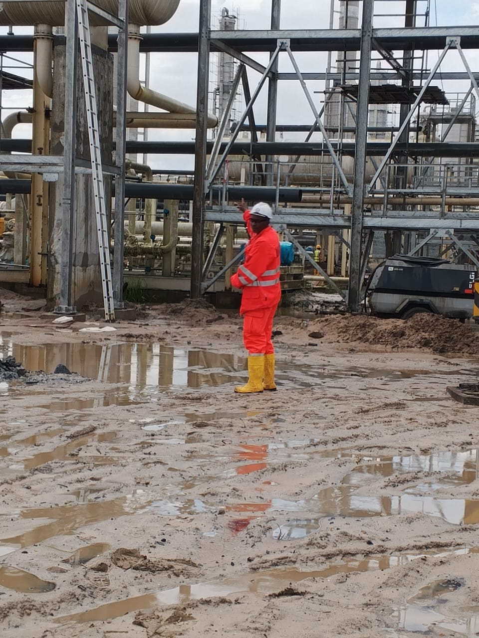 MEGAB CONSTRUCTIONS LTD team engaged in sustainable construction practices in Nigeria