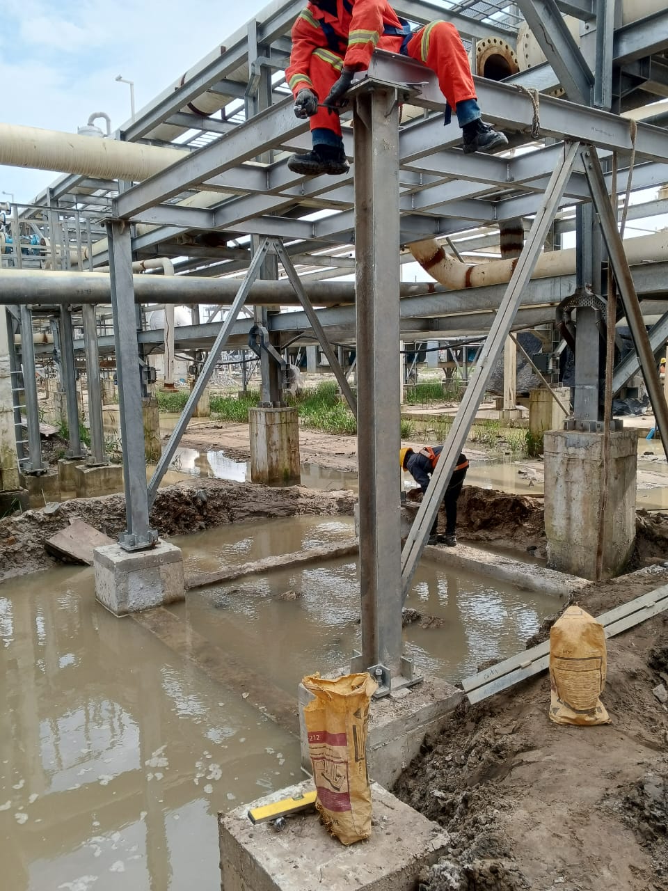 MEGAB CONSTRUCTIONS LTD civil engineering team constructing industrial infrastructure in Nigeria